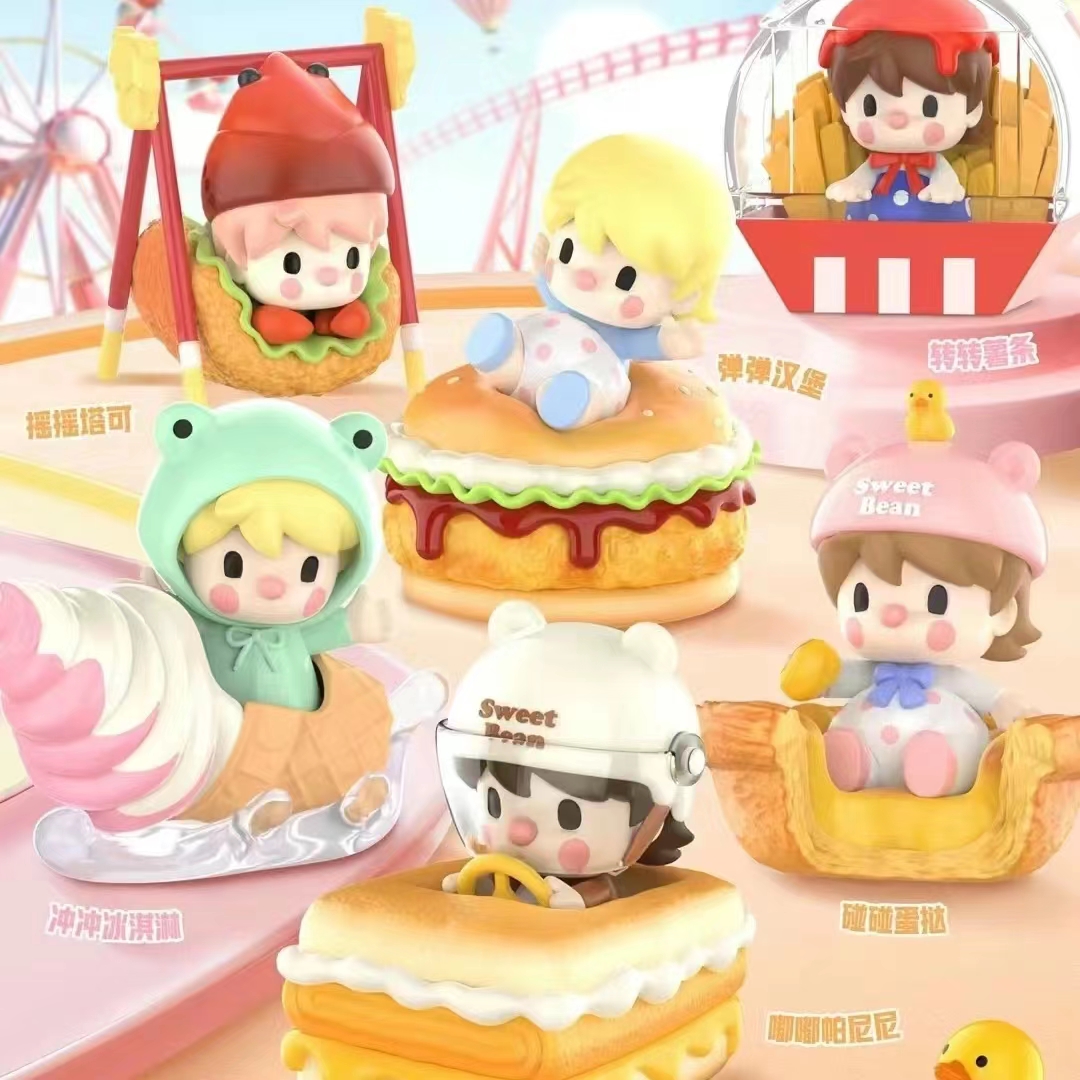 肯德基泡泡玛特2024小甜豆KFC×POP Mart盲盒潮玩