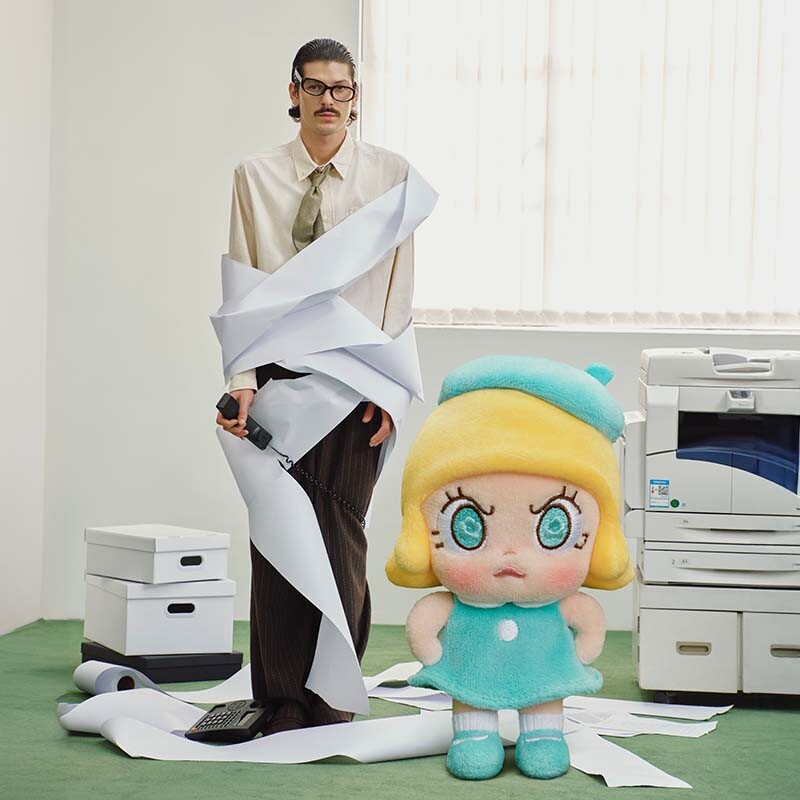 POPMART泡泡玛特Angry Molly 心火怒放系列毛绒挂件盲盒潮玩礼物