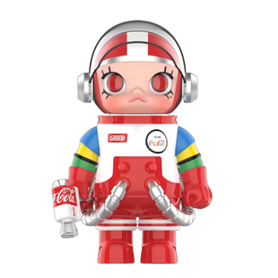 POPMART泡泡玛特可口可乐3.0 SPACE MOLLY宇航员400%潮玩潮玩手办