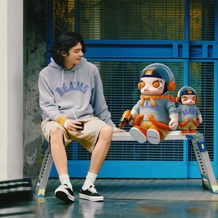 BEAMS联名400MEGA珍藏手办潮玩 MOLLY 熊玩泡泡玛特POPMART SPACE