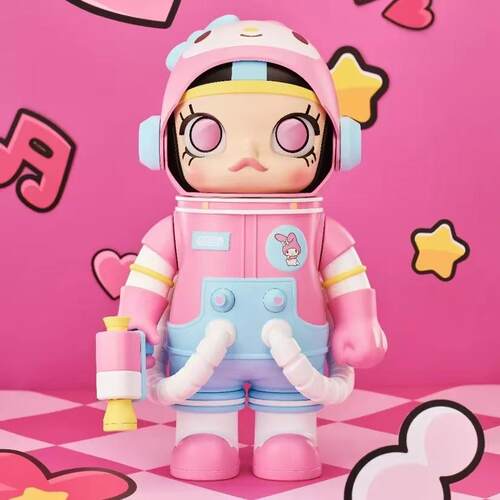 POPMART泡泡玛特SPACEMOLLY三丽鸥400%潮玩大娃SANRIO手办潮玩