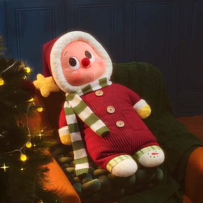 熊玩POPMART泡泡玛特 你最珍贵系列-星星人毛绒公仔抱枕手办礼物