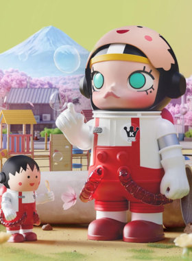 熊玩 POPMART泡泡玛特MEGA SPACE MOLLY小丸子联名手办小丸子A400