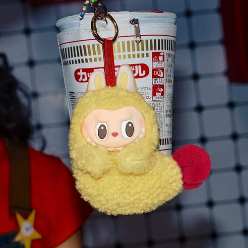 熊玩POPMART泡泡玛特LABUBU怪味便利店炸虾耳机包拉布布周边挂件