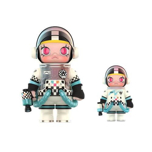 POPMART泡泡玛特SPACE MOLLY范斯VANS联名系列 潮玩手办潮玩大娃