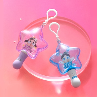 POPMART泡泡玛特CRYBABY哭娃SHINY SHINY发光挂件盲盒周边潮玩