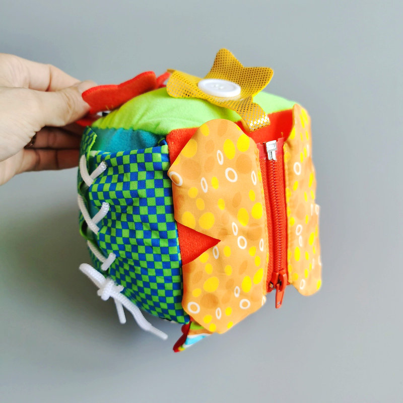 寶寶布藝玩具骰子學習技能訓練