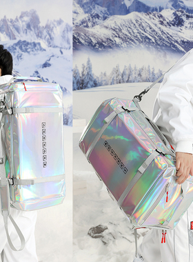 XXX滑雪双肩背包可挂板大容量防水单双板滑雪包干湿登山雪具包55L