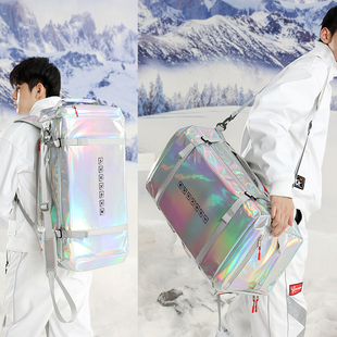 XXX滑雪双肩背包可挂板大容量防水单双板滑雪包干湿登山雪具包55L