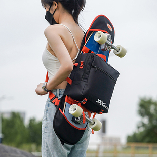 XXXsnow新款 双翘板包陆地冲浪板包滑板护具双肩背包路冲板包