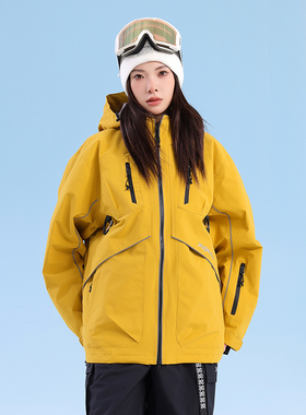 XXXsnow单板滑雪服女款3L防水加棉加厚保暖雪地上衣男款滑雪衣