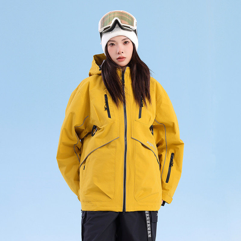 XXXsnow单板滑雪服女款3L防水加棉加厚保暖雪地上衣男款滑雪衣