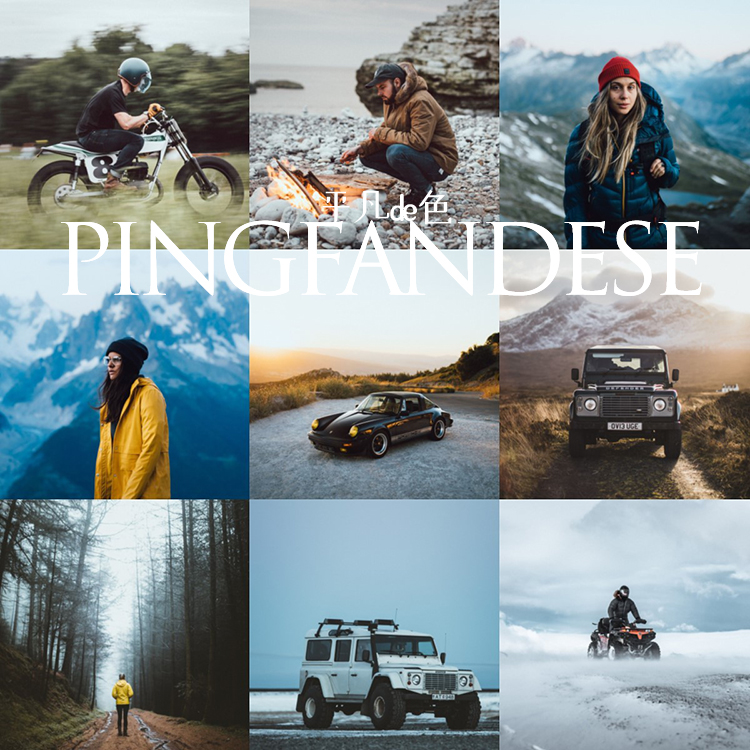 capture one样式 忧郁蓝调胶片旅拍风景调色滤镜 c1飞思预设CO640