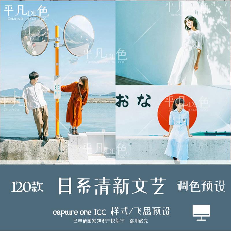 capture one样式 日系清新校园文艺人像调色滤镜 C1飞思预设CO958