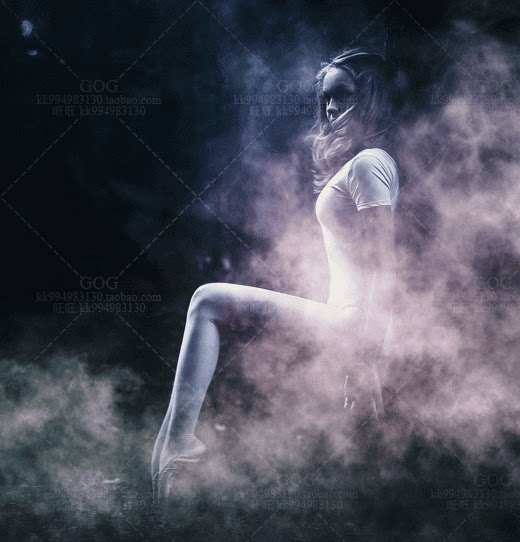 ps中文特效动作 神秘浓雾迷雾气gif动态效果摄影滤镜笔刷插件素材