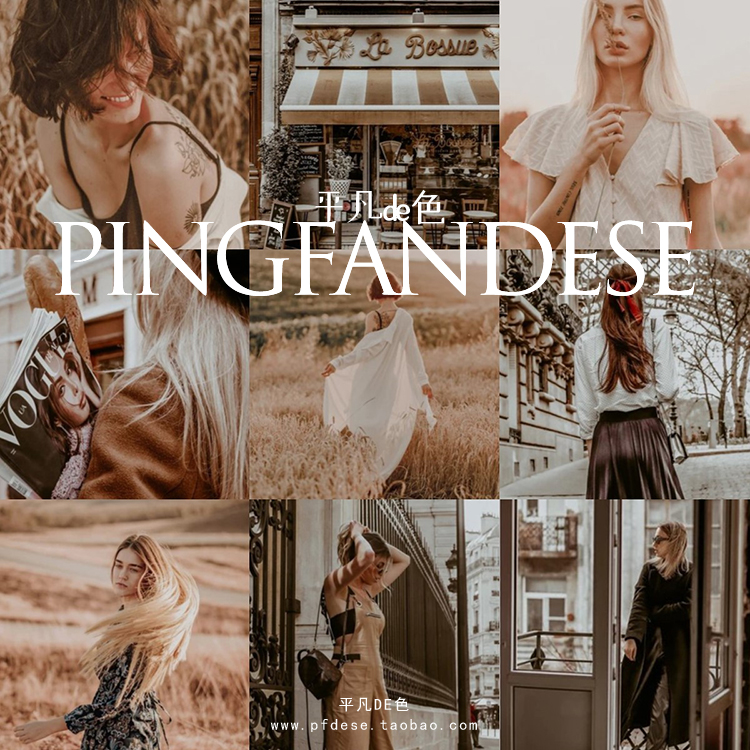 capture one样式秋节巴黎时尚人像旅拍行调色滤镜c1飞思预设CO579