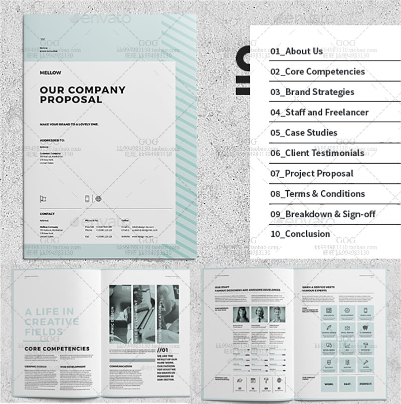 Indesign/Word模板A4 32P竖版企业提案VI品牌手册画册杂志素材,商务/设计服务,设计素材/源文件,淘宝优惠券,粉丝福利购,淘宝优惠卷