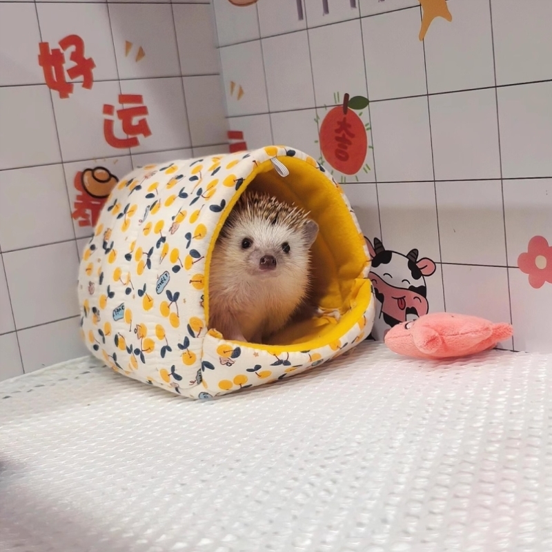 刺猬仓鼠躲避屋过冬棉窝蜜袋鼯金丝熊保暖舒适大空间吊窝小宠物窝