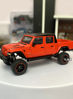 JKM吉普JEEP牧马人角斗士1:64车模改装避震改装车皮卡改装胶胎