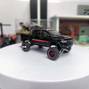 1:64风火轮道奇公羊RAM1500皮卡改装避震改装越野车合金车模胶胎