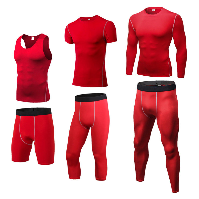 红色篮球紧身衣打底内衬内搭T恤男士打球训练运动弹力透气速干衣,运动服/休闲服装,健身套装,淘宝优惠券,粉丝福利购,淘宝优惠卷