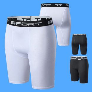 篮球打底短裤男士打篮球紧身裤高弹力速干透气压缩裤田径跑步训练