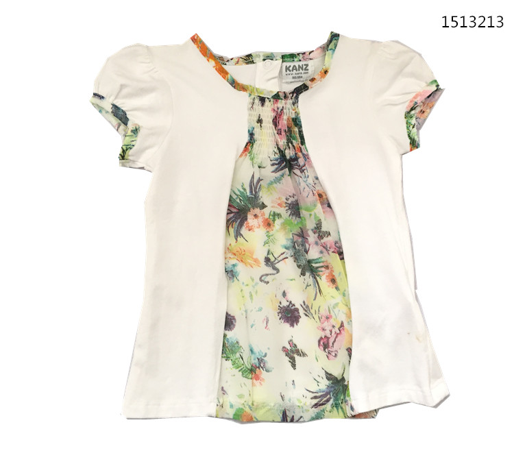 kanz德国拼接款t恤衫品牌现货