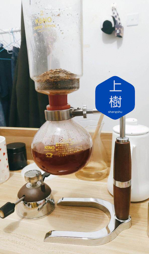 日本kono3人份咖啡虹吸壶褐色盖子SKD型包邮
