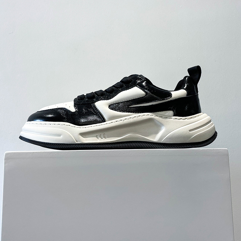 增高板鞋百搭运动休闲拼色潮鞋男