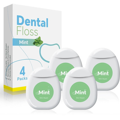 尼龙膨胀牙线卷50米expanding floss正畸剔牙线卷牙线遇水蓬松