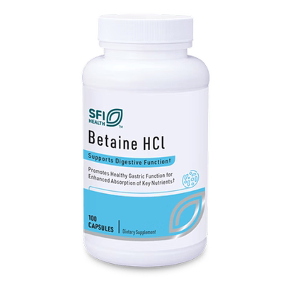 SFI HEALTH盐酸甜菜碱 平衡胃酸吸收Betaine HCl  100粒