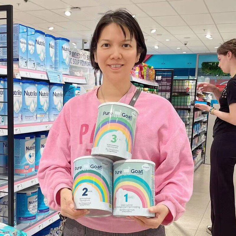 荷兰直邮本土pure goat有机婴幼儿123段羊奶粉