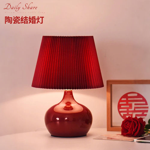 结婚长明灯！高级感酒红色
