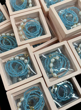 liberty 小众原单 天然石+巴洛克天然珍珠项链