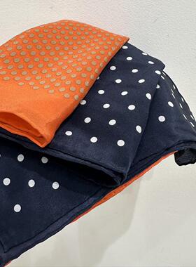 出口德国br@x 100%真丝围巾 波点丝巾A1-1-71