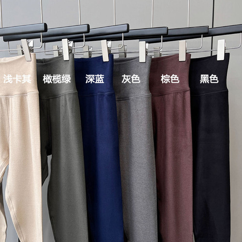进口澳绒双面绒 英国Coats线 永久高弹 高腰打底裤 不掉档秋冬