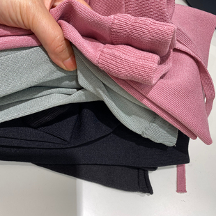 freaks store 原单针织长裤 直筒和收口休闲裤C1-314