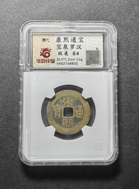 康熙通宝84分 宝泉罗汉钱（1 8855）