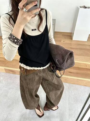 【8.26上新】2761巨美假两件上衣