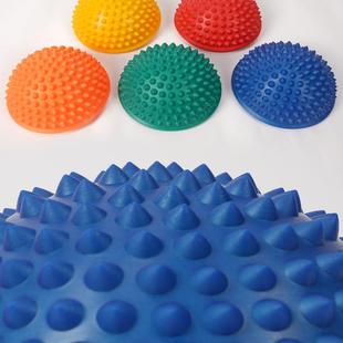 半圆硬刺榴莲球儿童感统训练器材平衡过河石触觉垫家用触感玩具