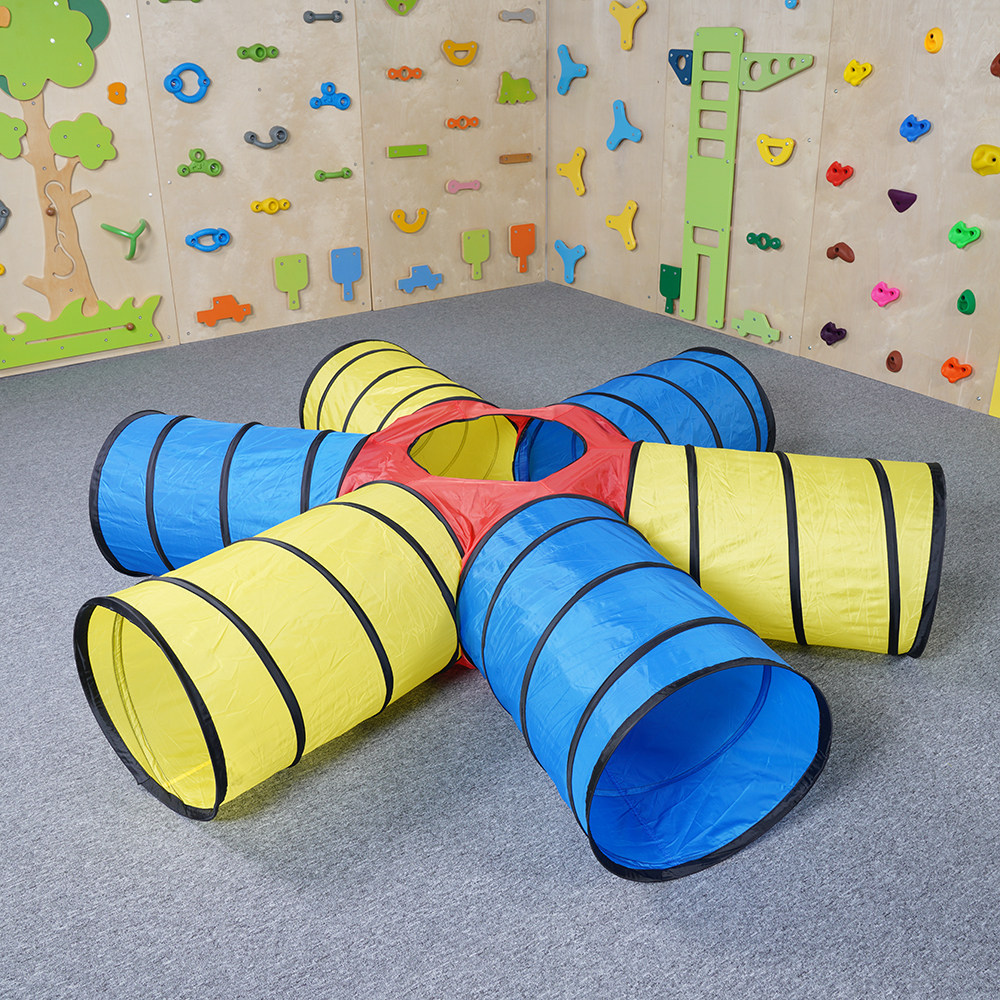六向阳光隧道儿童感统训练器材钻爬玩具器械幼儿园体适能爬行教具