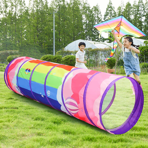 彩虹感统训练宝宝爬玩具