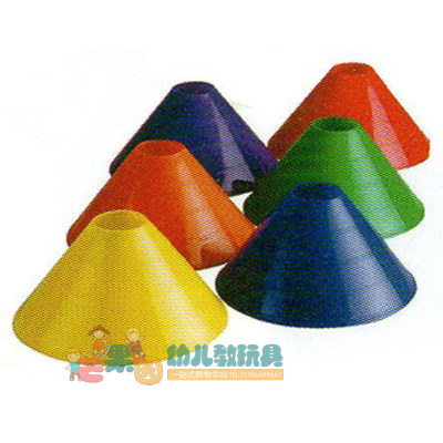 卡乐咪标志碟cone盘儿童感统训练器材少儿体适能体能障碍锥玩具