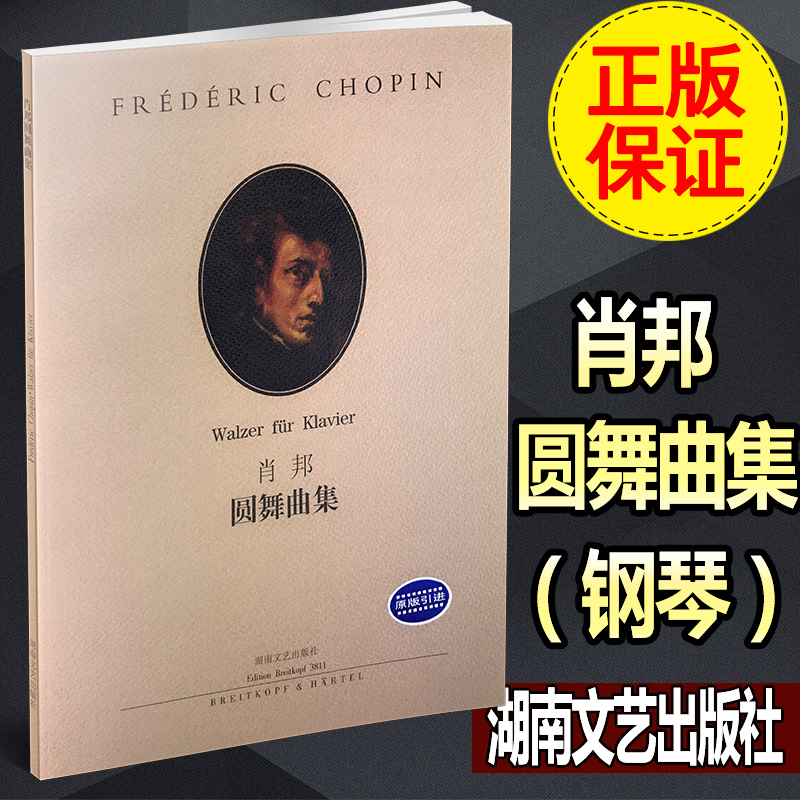 正版 肖邦圆舞曲集 单书版 伊格纳齐弗里德曼 湖南文艺出版社 钢琴基础教程 钢琴圆舞曲集 钢琴进阶提高教程 音乐艺术教材