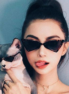 墨镜欧美蹦迪复古风沙雕太阳眼镜