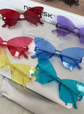 蝶形太阳镜ins蝴蝶墨镜