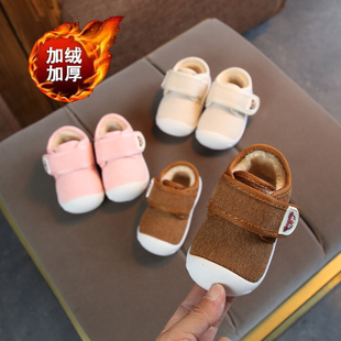 保暖鞋 嬰兒學(xué)步鞋 底非常軟加絨加厚寶寶棉鞋 幼兒男童女童鞋 冬季 鞋