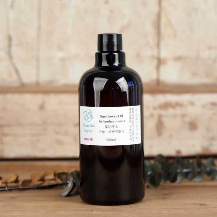 有机哈萨克斯坦冷压葵花籽油500ml亲肤延展度好口红唇膏面霜手作