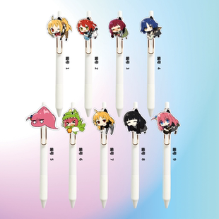 动漫孤独摇滚周边藤一里山田凉喜多虹夏按动学生刷题笔中性笔344