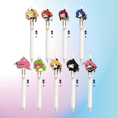 动漫孤独摇滚周边藤一里山田凉喜多虹夏按动学生刷题笔中性笔344